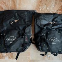Borse laterali givi canyon 25+ 25 l impermeabili