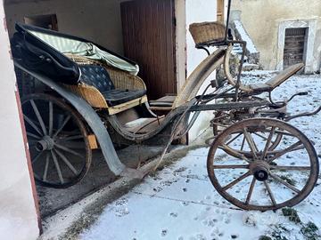 CARROZZA E TRE CALESSI PER CAVALLI