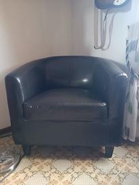 POLTRONA IN ECOPELLE