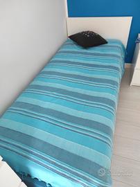 Struttura letto Colombini +rete+materasso ottime c