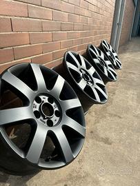 4 cerchi per volkswagen del 16’ neri opachi