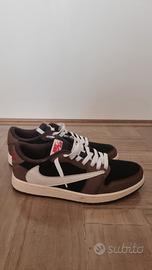 Jordan 1 Low Travis Scott Dark Mocha Taglia 43
