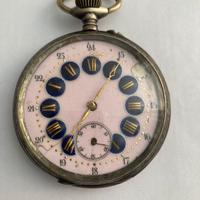 Orologio da tasca Ancre Ligne Droite argento