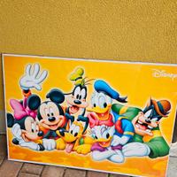 poster con cornice Walt Disney 100x70