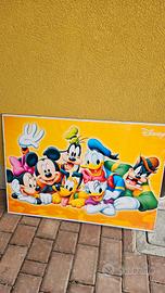 poster con cornice Walt Disney 100x70