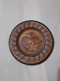 piatto in terracotta vintage Etrupia