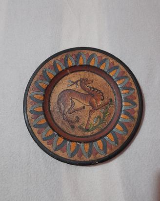 piatto in terracotta vintage Etrupia