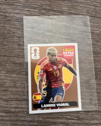 Lamine Yamal extra sticker bronzo