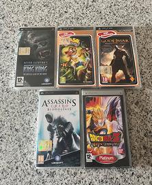 Lotto 5 giochi psp completi funzionanti