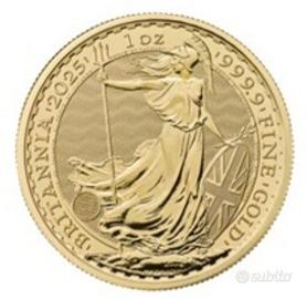 Moneta in oro un oncia 100 poind