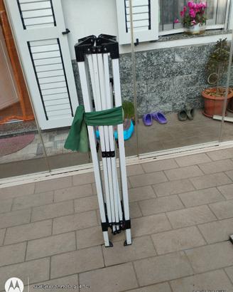 struttura gazebo m.3 x 3 a pantografo
