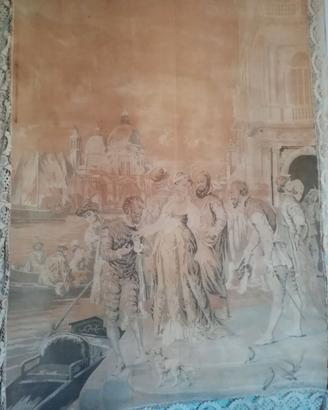 Arazzo vintage (su opera Delleani)