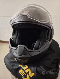 Casco Scorpion Modulare Exo tech evo carbon solid