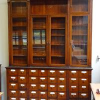 ANTICA CASSETTIERA DA FARMACIA LIBRERIA