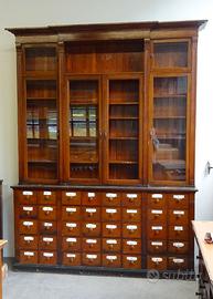 ANTICA CASSETTIERA DA FARMACIA LIBRERIA