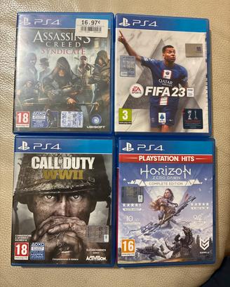 Giochi vari PS4