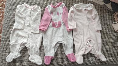 Body, tutine e articoli vari per bimba 0-3 mesi