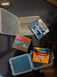 Schede memoria fotocamera