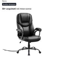 NUOVA Poltrona Ufficio Ergonomica in finta pelle