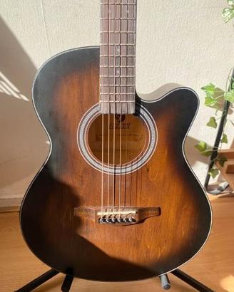 Fazley Acoustic Brown Chitarra occidentale