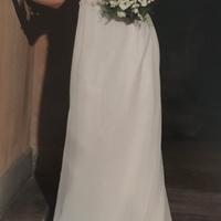 Abito da Sposa taglia 42 stile impero manica corta