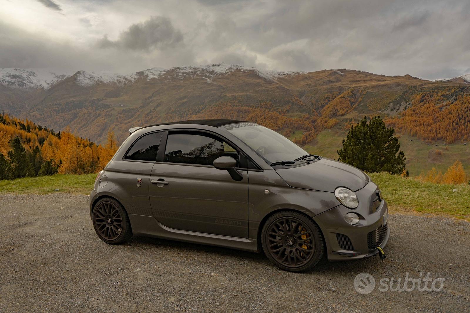 Abarth 595 Estrattore posteriore maggiorato Carbonio scarico