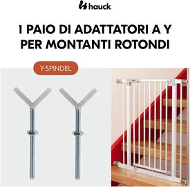 Hauck Coppia di Staffa a Y per cancelletti