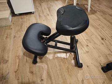 Sedia ergonomica per scrivania con seduta regolabi