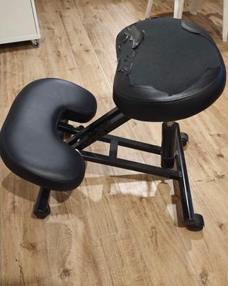 Sedia ergonomica per scrivania con seduta regolabi