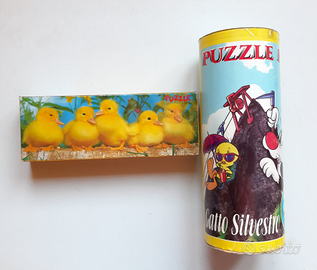 Lotto 2 Puzzle 100 e 104 pezzi Vintage