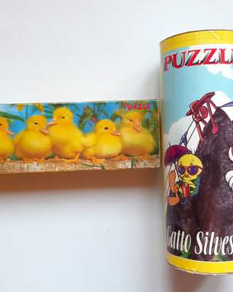 Lotto 2 Puzzle 100 e 104 pezzi Vintage