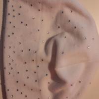 Cappellino bianco con strass