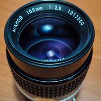Obiettivo Nikon NIKKOR Ai-S 105mm 1:2.5