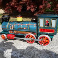 Treno In Latta Western Trade Mark Modern Toys Made