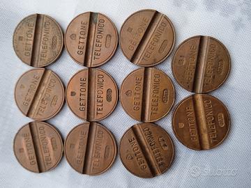 monete vecchie lire e gettoni telefono