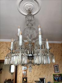 Lampadario in cristallo di Boemia