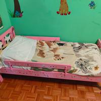 Lettino bimba con materasso