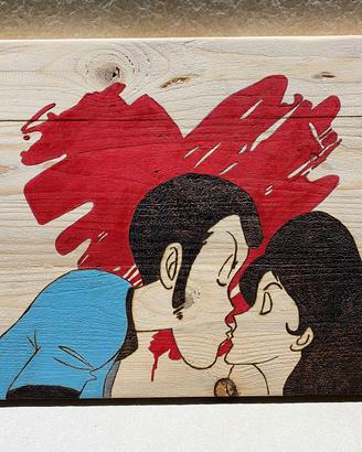quadro Lupin e Margot 