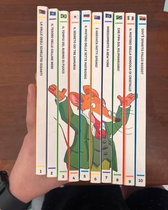 Lotto 10 Libri Geronimo Stilton Viaggio nel Mondo"