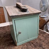 vecchia cassetta lustrascarpe