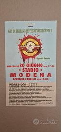 Biglietto concerto Guns n roses vintage