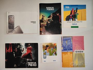 Manuali Nokia, Motorola e Nec