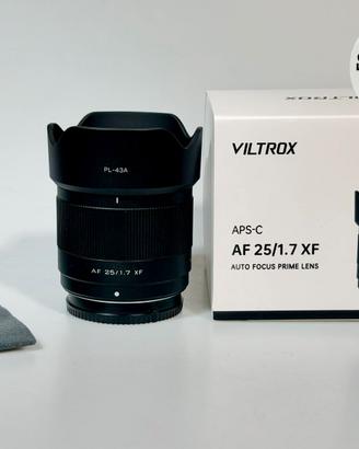 VILTROX AF 25mm F/1.7 (Fujifilm) Pari al Nuovo