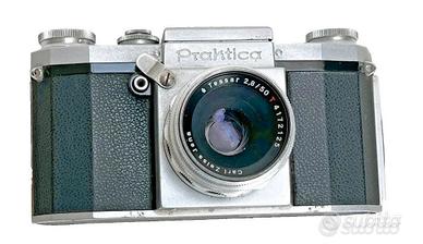 Reflex Praktica anni 50 + Zeiss Tessar m42 50 F2.8