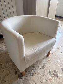 Poltrona Tullsta Ikea bianca