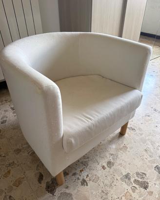Poltrona Tullsta Ikea bianca