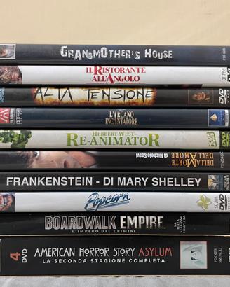 DVD Film Horror e Serie TV (Anche singoli)