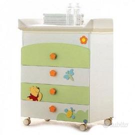 Fasciatoio Winnie The Pooh + vaschetta e cassetti