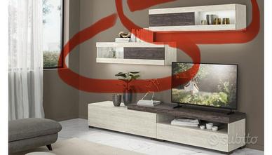 Soggiorno orizzonte pensili