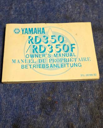 manuale Yamaha RD 350 F